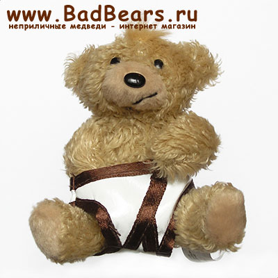 Bad Taste Bears - MK-652 // Брелок медведь плюшевый Рассел (Russell)